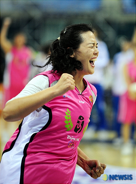 【부천=뉴시스】 정은순, WKBL 10주년 기념 올스타전, 2008년 