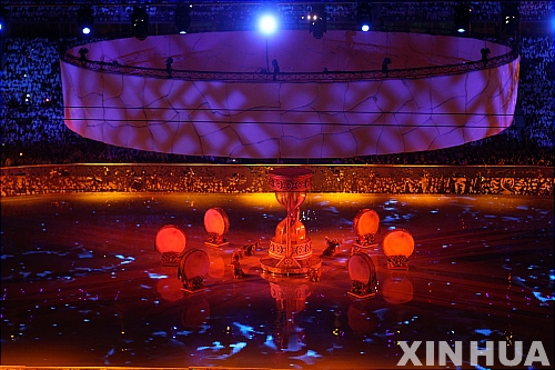 [아스타나(카자흐스탄)=신화/뉴시스] 2011 아스타나·알마티 동계아시안게임 개회식. 2011.01.31