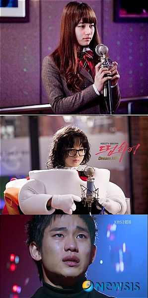 【서울=뉴시스】백영미 기자 = KBS 2TV '드림 하이' OST가 주인공들의 각기 다른 사연을 입고 인기다.&nbsp; 가수 아이유(18)가 부른 '드림하이 OST 파트1―섬데이'는 깨끗한 목소리가 돋보이는 곡이다. 아이유는 뚱뚱하고 못생겼지만 이후 백조로 변신하는 뛰어난 가창력의 '김필숙'으로 출연 중이다. 가사가 필숙의 마음을 말해주는 듯하다는 평이다.&nbsp; 아이유가 첫회에서 부른 '섬데이'는 표절논란에 휩싸인 상태다. 그러나 공개되자마자 음원차트 1위에 올랐다.&nbsp; 유아독존형 가수지망생 '고혜미'를 연기하는 그룹 '미스에이'의 수지(17)는 생일 축하곡 '드림하이 OST 파트4-겨울아이'를 노래했다. 어린 시절 혜미는 자신의 생일을 모른다는 진국(옥택연)에게 '겨울아이'를 불러줬다. 이종용(62)이 1990년 발표한 차분한 분위기의 '겨울아이'를 리메이크한 곡이다.&nbsp; 수지가 '겨울아이'를 부르는 모습이 방송된 17일 '드림하이'는 시청률 15.5％로 월화드라마 1위에 올랐다.&nbsp; 탤런트 김수현(23)은 '드림하이 OST 파트 7-드리밍'으로 주목받고 있다. 놀라운 가창력을 지닌 순박한 시골학생 '송삼동'으로 나온다. 청력이상 탓에 가수의 꿈을 포기해야 하는 위기를 겪는 인물이다. '드리밍'은 꿈을 향한 도전과 희망을 노래한 팝 발라드다. 호소력 짙은 목소리로 이명에 시달리는 삼동의 음악을 향한 간절함을 고스란히 담아냈다는 평이다.&nbsp; '드리밍'은 14일 음원 공개 후 온라인 음원차트와 인터넷 검색어 상위권에 올랐다. 김수현이 '드리밍'을 부르는 모습을 내보낸 15일 '드림하이'는 자체 최고시청률인 17.9％를 찍었다.&nbsp; positive100@newsis.com