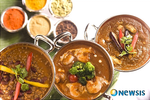 【서울=뉴시스】김정환 기자 = 그랜드 힐튼 서울 '뷔페 레스토랑'은 인도의 힐튼 가든 인 뉴 델리에서 셰프들을 초청, 이달 말까지 인도 음식 페스티벌을 펼친다. ace@newsis.com