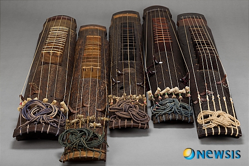 【서울=뉴시스】백영미·김지은 기자 = 국립중앙박물관과 국립국악원이 국립국악원 개원 60주년을 맞이해 특별전 '우리 악기, 우리 음악'을 10일부터 6월26일까지 박물관 상설전시관 특별전시실에서 개최한다. 