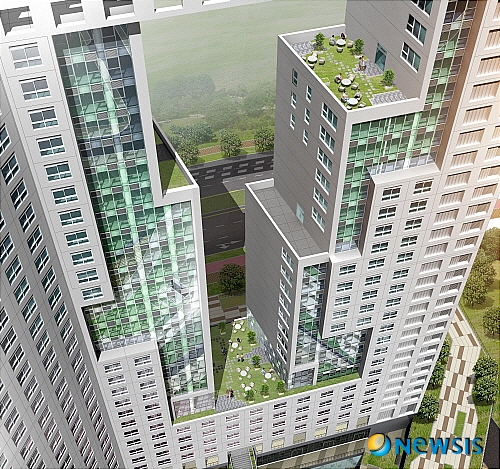 【서울=뉴시스】온라인뉴스팀 = 서울 은평뉴타운 내 '아이파크 포레스트 게이트' 오피스텔. <사진=아이파크 제공> photo@newsis.com 