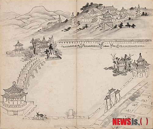 【서울=뉴시스】백영미 기자 = 국립중앙박물관(관장 김영나)이 '중국 사행(使行)을 다녀온 화가들' 테마전을 27일부터 2012년 1월15일까지 서화관 회화실에서 연다.&nbsp; 조선 사행단이 중국을 다녀온 다양한 양상을 보여주는 서화 33점이 전시된다. 사행단에 속해 중국의 예술과 문화를 수용하면서 활발히 교류한 화가들을 집중조명한다. 