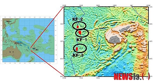 【서울=뉴시스】송윤세 기자 = 국토해양부는 남서태평양 피지공화국의 배타적 경제수역에 위치한 약 3000㎢ 규모의 해저열수광상 독점 탐사광구를 확보했다고 10일 밝혔다. (자료 = 국토부 제공)&nbsp; photo@newsis.com 