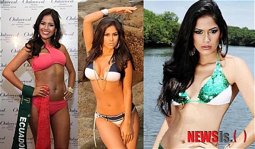 【서울=뉴시스】신동립 기자 = 미스에콰도르 올가 메르세데스 알라바 바가스(23·173㎝ 56㎏ 35-24-36인치)가 제11회 미스 어스(지구)로 뽑혔다. 3일 밤 케손시티 딜리만 필리핀 대학 극장에서 열린 2011 미스어스 선발대회에서 각국 대표미인 84명을 제쳤다.&nbsp; 에콰도르에서 모델로 활동중인 알라바는 현지 과야킬 대학에서 경영학을 전공했다. 스페인어와 영어에 능통하다. 중국에서 1년간 산 덕분에 만다린어도 할줄안다.&nbsp; 2위 미스 에어(공기)는 미스브라질 드릴리 베네턴(22·184㎝ 59㎏ 35-25-37인치), 3위 워터(물)는 홈어드밴티지를 안은 필리핀 아테나 메이 두아트 임피리얼(24·168㎝ 55㎏ 34-25-35인치), 4위 파이어(불)는 베네수엘라 캐럴라인 메디나(19·178㎝ 58㎏ 35-24-36인치)가 차지했다.&nbsp; 미스 크리미아, 보스니아 헤르체고비나, 멕시코, 짐바브웨가 톱8에 들었다. 미스 타이완, 재팬, 파라과이, 포르투갈, 슬로베니아, 스웨덴, 타일랜드, 우크라이나가 톱16으로 뒤를 이었다.&nbsp;&nbsp; 미스코리아 김이슬(21·170㎝ 49㎏ 33-24-36인치)은 스폰서상인 미스패션위크를 받았다. 경북대 환경공학과 2년생으로 2010 '경산 대추 아가씨'에서 우승한 뒤 이듬해 미스경북 진을 거쳐 제55회 미스코리아에 참가, 선으로 뽑혔다.&nbsp; 역대 미스어스에 도전한 미스코리아 가운데는 이진아(29·금단비)가 2002년 특별상인 전통의상상, 2005년 유혜미(29)가 톱16 겸 전통의상상, 2008년 서설희(21)와 2009년 박예주(24)가 톱16에 올랐다.&nbsp; 미스어스는 미스 유니버스·월드와 함께 세계 3대 미인대회로 통한다. 태국 방콕 무앙통타니 임팩트에서 열릴 예정이었으나 대홍수 여파로 필리핀으로 장소를 옮겼다. '환경미인'으로 차별화한 미스어스의 올해 대회 주제는 '지구가 울고있어요. 지구에게 미소를 되찾아주세요!'였다.&nbsp; reap@newsis.com 