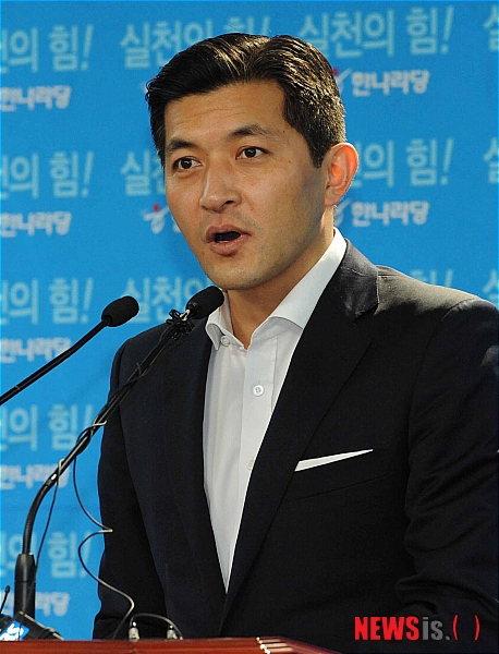 【서울=뉴시스】권주훈 기자 = 한나라당(자유한국당 전신) 홍정욱 전 의원. joo2821@newsis.com&nbsp; 