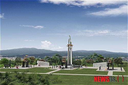 【서산=뉴시스】박상록 기자 = 충남 서산시의 독립유공자와 참전유공자들의 숭고한 희생정신을 기리기 위해 건립하는 ‘나라사랑기념탑’이 4일 드디어 그 위용을 드러냈다. 나라사랑 기념탑 조감도 (사진=서산시청 제공)&nbsp;&nbsp; park2223@newsis.com&nbsp; 