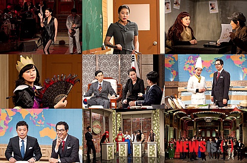 【서울=뉴시스】유상우 기자 = tvN 생방송 코미디 쇼 'SNL 코리아'가 시청률 1%대로 막을 내렸다. 시청률조사회사 AGB닐슨미디어리서치는 21일 'SNL 코리아' 마지막회 시청률을 1.056%로 집계했다. 지난해 12월3일 첫선을 보인 'SNL 코리아'는 이날 거침없이 날이 선 풍자로 대미를 장식했다. 호스트 예지원은 한·일 정상회담에서 중국어선들의 불법조업에 대한 정부의 태도에 발끈하는 통역관으로 나섰고, '디지털 쇼트'에서는 비욘세의 '싱글레이디'를 개사한 '박그네송'으로 웃음을 선사했다. '위켄드 업데이트'에서 장진 감독은 이명박 대통령의 한나라당 탈당에 대한 갑론을박에 일침을 가했다. 또 국회의원들의 선거공약 이행률이 35%라는 소식과 함께 "얼마 뒤에 있는 총선에서 반 이상이라도 공약을 지킬 사람을 찾아내는 것은 우리의 몫"이라고 지적하기도 했다. 아울러 곽승준 미래기획위원장이 카메오로 출연해 현 정치권에 대한 거침없는 의견을 제시했고, 대통령이 전화한 듯한 재치있는 설정까지 곁들이는 등 여느 때보다 한층 날카로워진 코멘트로 주목받았다. 'SNL 코리아'는 미국 NBC가 1975년 시작한 코미디 버라이어티 쇼 '새터데이 나이트 라이브'의 한국버전이다. 매회 톱스타가 호스트를 맡아 정치·인물 풍자와 슬랩스틱, 패러디 등 다양한 장르를 통해 자신만의 쇼를 구성, 재미와 볼거리를 전하며 인기를 얻었다. 'SNL 코리아' 제작을 총괄한 안상휘 CP는 "상반기 중 시즌2를 선보일 것"이라며 "시즌 2는 더 풍성하고 강력한 웃음과 공감을 줄 수 있도록 꾸미겠다"고 밝혔다. swryu@newsis.com