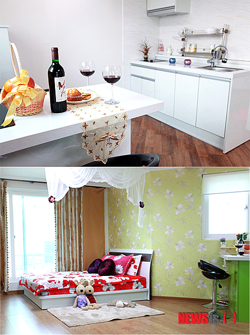 【서울=뉴시스】유희연 기자 = 대부도에 위치한 바다의별 펜션 실내.(사진=바다의별펜션 제공) lovely_jh@newsis.com