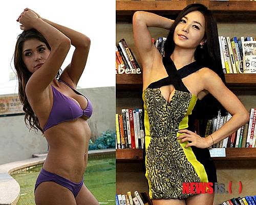 【서울=뉴시스】김정환 기자 = 탤런트 강예빈(29)이 24일 첫 방송되는 수퍼액션 UFC 정보 프로그램 'UFC 인사이드'의 '터치 인 UFC' 코너 MC로 나선다.&nbsp; 'UFC 인사이드'는 엔터테인먼트적 요소를 결합한 새로운 형식의 UFC 정보 프로그램이다. 2007년부터 약 5년간 방송된 'UFC 익스프레스'의 업그레이드 버전으로 UFC의 모든 것을 조명한다. 이날부터 매주 금요일 밤 9시45분에 방송된다.&nbsp; 메인 진행은 성승헌 캐스터, 김대환 해설위원이 맡아 선수 분석과 경기 예상 등 경기 소식을 주로 다룬다. 강예빈은 '터치 인 UFC'를 진행하며 UFC 관련 가십과 이슈, 선수 인터뷰 등 경기 외적 뉴스를 전하게 된다.&nbsp; 강예빈이 'UFC 액션걸'로 발탁됐다는 소식은 SNS를 통해 퍼지며 온라인을 달궜다. 연예계 대표 섹시 아이콘답게 미국 UFC 홈페이지(www.ufc.com)의 UFC 정보 프로그램 'UFC 얼티메이트 인사이더'를 이끄는 2006년 UFC 70 '옥타곤 걸' 출신 아리아니 셀레스티(27)와 비교되고 있다. 강예빈은 170㎝ 49㎏, 셀레스티는 171㎝ 50㎏이다.&nbsp; 강예빈은 "평소 UFC에 관심이 많아 경기를 자주 봤다"며 "아직 한참 부족한데 셀레스티와 비교해줘 매우 고맙다. 잘 해야겠다는 의욕이 더욱 강해졌다. 한국의 셀레스티가 돼 UFC의 대중화에 힘쓰고 싶다"고 밝혔다.&nbsp; 담당 김형구 PD는 "강예빈의 해박한 UFC 지식과 적극적인 촬영 자세가 인상 깊었다"며 "앞으로 활약에 많은 관심 바란다"고 전했다.&nbsp; 한편, 첫회는 UFC 사상 처음으로 아시아 일본에서 열리는 'UFC 144'를 분석한다. '추성훈 대 제이크 실즈', '프랭키 에드거 대 벤 헨더슨' 경기를 예측한다.&nbsp; ace@newsis.com 