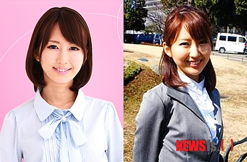 【서울=뉴시스】지난달 27일 일본 사이타마(埼玉)현 남부 니자(新座)시 시의원에 당선된 다치카와 아스카(立川明日香·26).(사진출처: 공식홈페이지(왼쪽), 중국 신화통신(오른쪽)) 