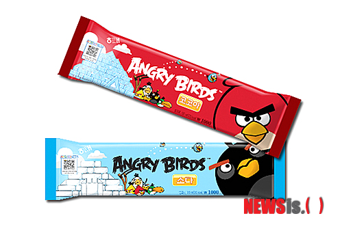 【서울=뉴시스】앵그리버드 과자(사진=해태제과 제공)&nbsp; photo@newsis.com