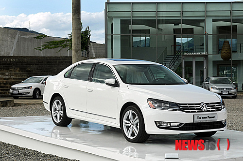 【서울=뉴시스】폭스바겐코리아는 13일 서울 광진구 쉐라톤 그랜드 워커힐 호텔에서 열린 신형 파사트 시승행사를 개최했다.(사진=폭스바겐코리아 제공) photo@newsis.com