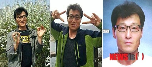 【청주=뉴시스】엄기찬 기자 = 경찰은 14일 자신의 옆집에 사는 20대 여성을 성폭행한 뒤 목을 졸라 무참히 살해한 곽광섭(45)을 공개수배했다. 사진은 경찰 공개한 곽광섭의 모습. (사진=청주상당경찰서 제공)&nbsp; photo@newsis.com 