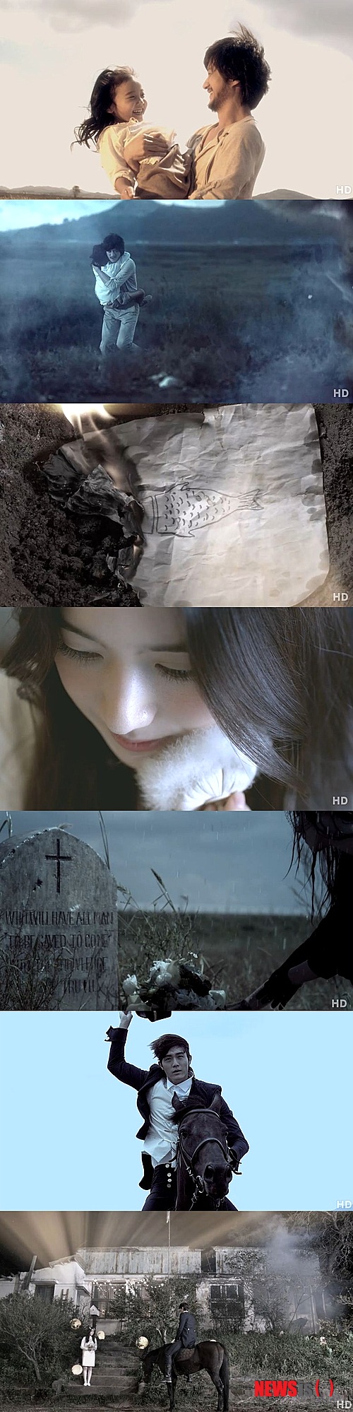 【서울=뉴시스】김정환 기자 = 송원영 감독이 연출한 이 뮤직비디오에는 탤런트 이기우(31) 정은채(26), 1999년 나얼과 그룹 '앤썸'을 함께한 가수 출신 배우 김건(33), 어린이 배우 유서정 등이 출연했다.&nbsp; ace@newsis.com 