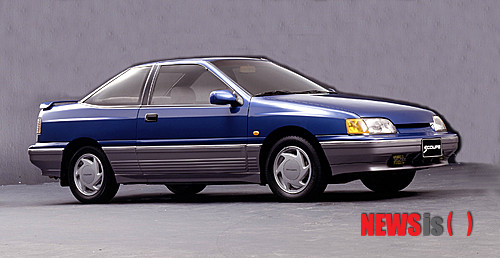 【서울=뉴시스】현대차 첫 터보엔진 장착한 '스쿠프'(사진 = 현대차 제공)&nbsp;&nbsp; photo@newsis.com