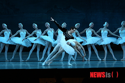 【서울=뉴시스】이예슬 기자 = 클래식 발레의 대명사 '백조의 호수'에게 오늘날의 유명세를 안긴 마린스키 발레단이 11~13일 세종문화회관 대극장에서 공연한다.&nbsp; '키로프'라는 이름으로 더 잘 알려진 마린스키발레단은 볼쇼이 발레단과 함께 러시아 발레의 양대 산맥으로 불린다. 마리우스 프티파가 안무한 '잠자는 숲속의 미녀', '백조의 호수', '호두까기 인형' 등 차이콥스키의 3대 걸작을 무대에 올려 19세기를 러시아 로맨티시즘의 전성기로 만들었다.&nbsp; 1877년 볼쇼이 극장에서 초연된 '백조의 호수'는 평단과 관객들에게 혹평을 받아 실패한 이후 1895년 마린스키 극장에서 다시 태어났다. 순수성의 극치인 백조 '오데트'와 관능의 상징인 흑조 '오딜'을 한 명의 발레리나가 소화하도록 한 최초의 레퍼토리다. 발레의 상징이 된 발레의상 '튀튀'도 이 버전에서 처음 등장했다.&nbsp; 9일 서울 정동 러시아 대사관에서 열린 기자간담회에서 마린스키발레단 유리 파테예프 예술감독은 "오늘날 공연되는 거의 모든 '백조의 호수'가 마리우스 프티파 안무와 차이콥스키 음악을 기반으로 한 마린스키 버전과 연관이 있다고 생각한다"며 "마린스키의 입장에서는 '백조의 호수'가 상연되고 있다는 것 자체가 의미있는 일"이라고 밝혔다.&nbsp; "한국 관객은 클래식 발레를 매우 잘 알고 있기 때문에 시험대에 오르는 기분"이라면서도 "시험을 잘 치룰 수 있을 것"이라고 자신했다.&nbsp; "세 팀 모두 각자의 개성이 뚜렷해 다른 해석의 공연을 볼 수 있을 것"이라며 "마린스키발레단이 다른 발레단과 다른 점은 솔리스트, 드미 솔리스트, 코르 드 발레 등 모든 무용수가 마린스키극장의 주역과 비슷한 실력을 가지고 있다는 것"이라고 말했다.&nbsp; 이번 한국공연에서는 지난해 마린스키에 입단한 발레리노 김기민(20)이 '지그프리트 왕자'로 무대에 오른다. 입단 두 달 째인 올해 초 '해적'과 '돈키호테'의 주역으로 데뷔했다. 역시 올초 러시아 페름 국제발레콩쿠르 '그랑프리'와 유스아메리카 그랑프리 '대상'을 차지하면서 주목받고 있다. 2년 전 국립발레단에서 볼쇼이발레단의 유리 그리가로비치 버전 '백조의 호수'에서 주역을 맡기도 했다.&nbsp; 김기민은 "마린스키는 발레를 시작할 당시부터 꿈꿨던 무대였기에 이 무대에 주역으로 선다는 것에 대해 영광스럽게 생각한다"며 "이번 공연은 첫 내한공연이다 보니 좋은 모습을 보여주겠다는 부담감 때문에 러시아에서보다 더 긴장이 된다"고 털어놓았다.&nbsp; "제목에 '백조'라는 단어가 들어가는 것처럼 '백조의 호수'는 여성 무용수가 가장 중요하다고 생각한다"며 "백조가 화려하고 아름답게 보이도록 뒷받침을 하면서 '지그프리트 왕자'의 색깔도 드러낼 수 있게 노력하겠다"고 다짐했다.&nbsp; 한편 이번 공연은 러시아 황실 오페라 오케스트라로 이름을 알린 마린스키 오케스트라와 함께 한다. 환상의 호흡을 자랑하는 마린스키발레단과 오케스트라의 협업이 관객들의 눈과 귀를 동시에 만족시킬 수 있을 것으로 기대된다.&nbsp; 11일 옥사나 시코릭(23)과 블라디미르 쉬클리야로프(27), 12일 울리아나 로파트키나(39)와 다닐 코르순체프(39), 13일 올레샤 노비코바(27)와 김기민이 각각 '오데트·오딜'과 '지그프리트'로 활약한다.&nbsp;&nbsp; ashley85@newsis.com