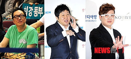 【서울=뉴시스】박영주 기자 = 탤런트 박상면(45), 개그맨 정형돈(34) 류담(33), 가수 신동(27) 주비트레인(34)이 SBS TV ‘일요일이 좋다-런닝맨’ 크리스마스 특집에 출연한다.&nbsp; gogogirl@newsis.com