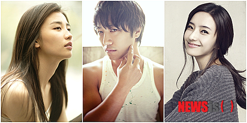 【서울=뉴시스】오제일 기자 = 배우 진구(33), 박하선(26), 한채영(33)이 KBS 2TV 새 월화드라마 '광고천재 이태백'(극본 설준석 이재하·연출 박기호 이소연)에 출연한다.&nbsp; 진구는 천재적인 감각의 아트디렉터(AD) '이태백'을 연기한다. 낮은 스펙의 '루저'에서 광고계 '위너'가 되는 캐릭터다.&nbsp; 박하선은 인턴사원 '백지윤'이다. 모든 일에 최선을 다하는 '성실의 여왕'으로 '이태백'과 일과 사랑으로 얽힌다.&nbsp; 한채영은 화려한 외모를 뽐내는 광고기획자(AE) '고아리'로 등장한다. 꿈을 위해 과거와 사랑도 버린 지독한 현실주의자를 연기한다.&nbsp; '광고천재 이태백'은 광고계를 배경으로 광고를 향한 열정 가득한 사람들의 삶과 사랑을 그린다. KBS 2TV 주말드라마 '넝쿨째 굴러온 당신'의 박기호 PD와 SBS TV 월화드라마 '타짜'의 설준석 작가가 함께 만든다.&nbsp; 제작사 래몽래인은 "꿈을 향한 도전과 진정한 승부 등을 통해 시청자들을 응원하고 위로할 수 있는 따뜻한 드라마가 될 것"이라고 전했다.&nbsp; '학교 2013' 후속으로 1월 말 방송 된다.&nbsp; kafka@newsis.com