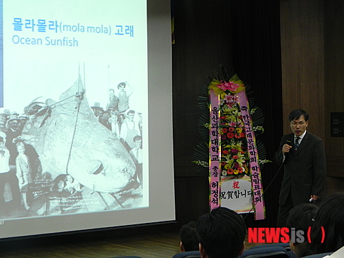 【울산=뉴시스】유재형 기자 = 22일 울산대학교 산업협동관에서 '2013 울산고래축제 학술발표대회'가 개최됐다.&nbsp; you00@newsis.com