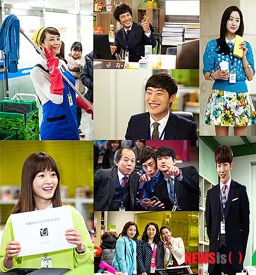 【서울=뉴시스】오제일 기자 = 직장인의 애환을 대변해온 KBS 2TV 월화드라마 '직장의 신'이 21일 막을 내렸다.&nbsp; 지난달1일 첫 방송된 드라마는 굴착기 운전부터 인명 구조까지 못하는 것이 없는 만능 계약직 '미스 김'(김혜수)의 활약을 통해 비정규직이 처한 현실을 지적했다.&nbsp;&nbsp; 마지막 제16회의 시청률은 14.2%를 기록했다. 15회의 14.4%에서 0.2%포인트 떨어졌다. 자체 최고시청률은 4월23일 방송된 8회로 14.6%를 기록했다. "2등만 했으면 좋겠다"는 '직장의 신' 방송 전 드라마 관계자의 꿈은 실현됐다. 이승기, 수지 등 화려한 캐스팅을 뽐낸 MBC TV '구가의 서'도 자주 위협했다.&nbsp; 시청률은 2등이었지만 호응은 뜨거웠다. 실수투성이 '정주리'(정유미)가 쩔쩔매는 장면에 감정을 이입했고, '미스 김'이 정규직을 향해 일갈할 때는 대리만족했다. '사내 비밀연애' '회식 문화' 등에 시청자들은 고개를 끄덕이며 공감했다.&nbsp; 드라마의 성공과 함께 김혜수(43)의 연기 변신이 주목받았다. 김혜수는 스페인어부터 게장 쇼, 코믹댄스까지 다재다능함을 뽐내기 위해 드라마 촬영 전부터 부단히 노력했다. '제대로 흉내내겠다'는 각오였다.&nbsp; 김혜수가 현실에서 찾을 수 없는 비정상적인 인물이었다면, 정유미(30)가 연기한 '정주리'는 많은 직장인을 대변했다. 지방대 출신, 나이만큼 쌓인 학자금 대출 등 내세울 것 하나 없는 계약직 '정주리'는 사무실에서 이리 치이고 저리 치이며 힘들어하는 캐릭터였다.&nbsp; 조연들도 빛났다. '금빛나'(전혜빈), '계경우'(조권), '고정도'(김기천), '황갑득'(김응수), '박봉희'(이미도), '구영식'(이지훈), '오지랑'(송지인), '연다라'(이소윤), '신민구'(나승호) 등은 촬영장을 직장 삼아 매일같이 출근했다. 역할의 비중과 상관없이 사무실에 존재하는 인물들이기 때문이다. 뛰어난 호흡으로 드라마에 리얼리티를 부여했다.&nbsp; 일본 드라마 '파견의 품격'을 한국 정서에 맞게 각색했다. 재계약 제의를 거부하고 홀연히 떠난 '미스 김', 자신의 자리를 찾아 회사를 떠난 '정주리' 등 '직장의 신'은 잔잔한 마무리를 택했다.&nbsp; 후속으로 김남길(32) 손예진(31) 주연 '상어'가 27일부터 방송된다.&nbsp;&nbsp; kafka@newsis.com