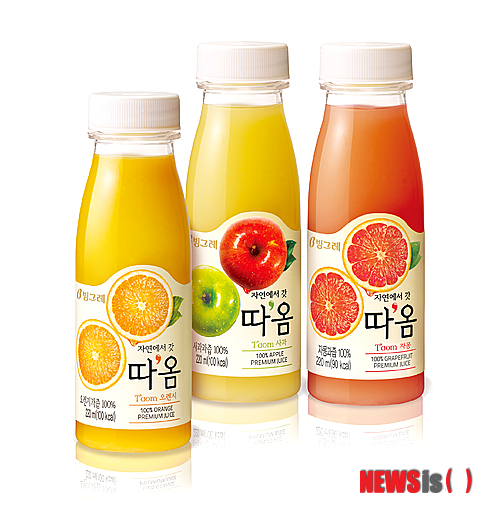 첨부용//빙그레 따옴주스 3종