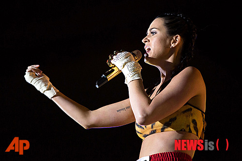 【서울=뉴시스】케이티 페리, 미국 팝스타