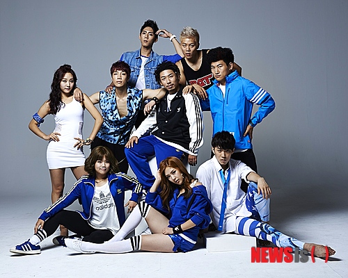 【서울=뉴시스】‘블루아이’ 팀. 엠넷 댄스 오디션 프로그램 ‘댄싱9’