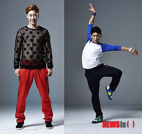 【서울=뉴시스】‘댄싱9’ 생방송에 진출한 ‘레드윙즈’ 남진현(왼쪽), ‘블루윙즈’ 한선천