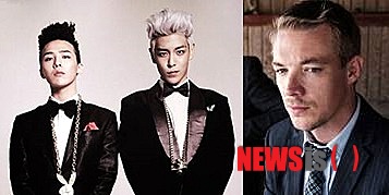 【서울=뉴시스】이재훈 기자 = 한류그룹 '빅뱅'의 유닛 '지디 & 탑'이 세계적인 DJ 디플로(35)와 협업했다.&nbsp; 음원유통사 워너뮤직에 따르면, 지디& 탑과 디플로가 이끄는 프로젝트 팀 '메이저 레이저'가 협업한 '버블 벗(Bubble Butt)' 음원이 4일 공개됐다.&nbsp;&nbsp; 미국의 싱어송라이터 브루노 마스(28), 미국 힙합스타 타이가(24), 가수 미스틱 등이 피처링해 주목 받은 원곡에 지디&탑이 한국어 랩을 보탰다.&nbsp; 디플로는 앞서 지디앤탑과 이번 곡을 작업을 하는 도중 자신의 트위터에 "오 젠장 이번 '메이저 레이저'의 지디&탑 곡은 여자들이 참 좋아할꺼야!"라고 남겼다.&nbsp; 디플로는 지디&탑의 히트곡 '뻑이가요'와 지드래곤의 '쿠데타'를 공동 프로듀싱하는 등 YG엔터테인먼트 소속 가수들과 협업했다.&nbsp; 크리스 브라운(24), 어셔(35), 비욘세(32) 등 세계적인 팝스타들과도 작업했다. 영국의 세계적인 얼터너티브 록밴드 '라디오헤드'의 '레커너' 리믹스, 미국 팝스타 브리트니 스피어스(32)의 '서커스' 리믹스 등으로도 유명하다. 몇 차례 내한한 바 있다.&nbsp; '메이저 레이저'는 2009년 '자메이카 댄스홀 스타일' 음악을 표방하며 결성됐다. 레게를 바탕으로 일렉트로닉 음악을 하는 팀이다.&nbsp; realpaper7@newsis.com 