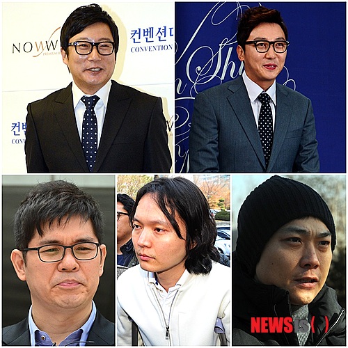 【서울=뉴시스】이수근·탁재훈·이성진·신정환·김용만(왼쪽 위 시계방향으로)  