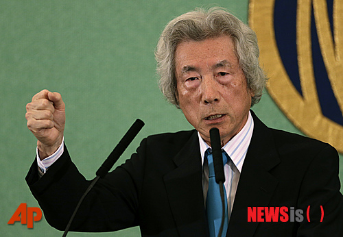 고이즈미 "아베, 6월 사임 가능성"