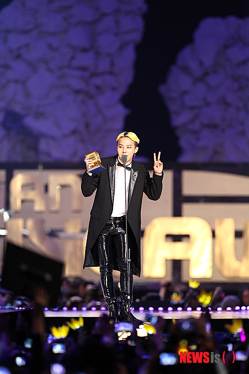 【홍콩=뉴시스】지드래곤, 2013 MAMA