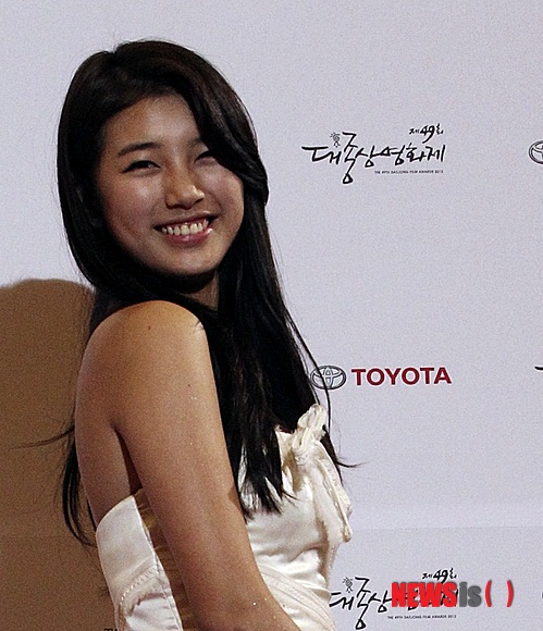 【서울=뉴시스】가수 겸 탤런트 수지