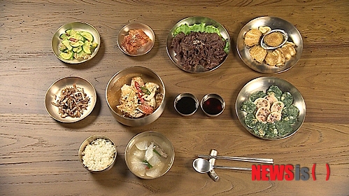 【서울=뉴시스】한식대첩, 전남팀 음식