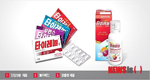 【서울=뉴시스헬스/뉴시스】타이레놀 홈페이지 그래픽 사진 캡쳐. 오현진기자 ohj@newsishealth.com