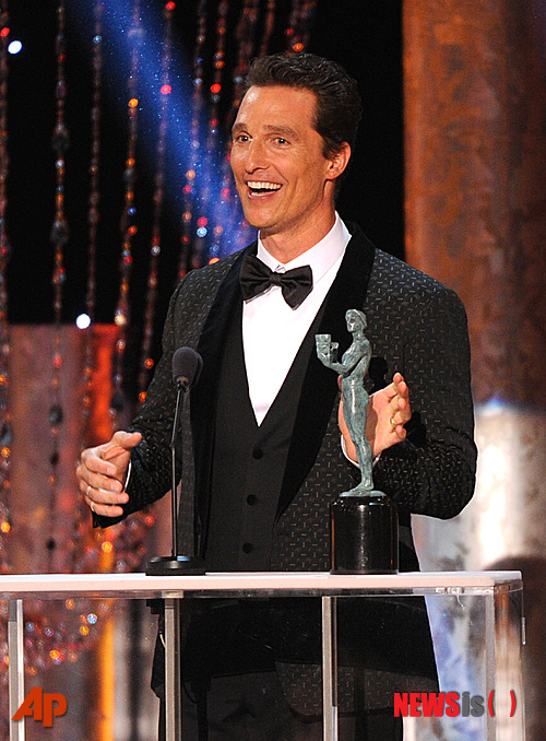 【LA=에이피/뉴시스】매튜 매커너헤이, 영화 '댈러스 바이어스 클럽'