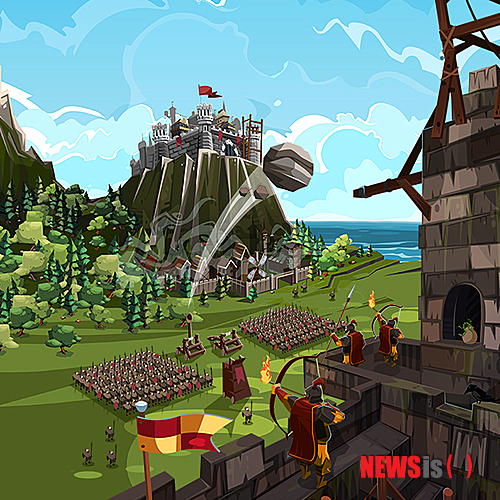 【서울=뉴시스】유희연 기자 = 독일 게임 개발사 굿게임 스튜디오(Goodgame Studios)는 27일 모바일 게임 '엠파이어: 포 킹덤'을 한국 시장에서 처음 선보였다고 밝혔다. 2014.01.27. (사진=굿게임스튜디오 제공)&nbsp; lovely_jh@newsis.com 