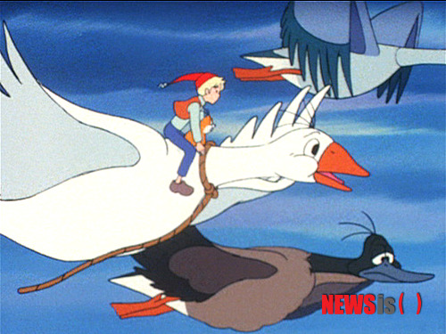 【서울=뉴시스】‘닐스의 모험’, 스웨덴 원작 일본 애니메이션