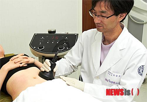 【서울=뉴시스】민기홍 기자 = 튼살 치료. 2014.03.14. (사진=차앤유 제공)