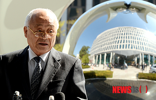 [광주=뉴시스] 배동민 기자 = '황제 노역' 논란을 일으킨 허재호 대주건설 전 회장. 2014.04.04. guggy@newsis.com