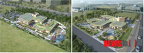 ▲금번 착공 직장어린이집 조감도