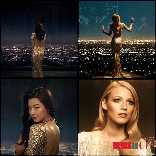 【서울=뉴시스】손정빈 기자 = 탤런트 전지현(33)이 출연한 맥주 광고가 표절 시비에 휩싸였다.&nbsp; 올해 5월 나온 맥주 브랜드 '클라우드'의 광고가 지난해 8월 구치의 향수 CF와 유사하다는 지적이다.&nbsp; 전지현과 구치 모델인 미국배우 블레이크 라이블리(27)가 금빛 드레스를 입고 창문 너머로 도시의 야경을 바라보는 장면은 물론, 드레스의 형태, 뒤태를 보여주던 전지현과 라이블리가 얼굴을 돌리는 모습 등이 유사하다.&nbsp; 이 광고를 제작한 대홍기획 측은 표절 의혹을 부인한 것으로 알려졌다. "클라우드 광고는 순수 창작물이다. 표절이나 오마주가 아니다"는 것이다. 또 "여자 주인공이 파티에 등장하는 부분의 구도는 대부분이 비슷하다"며 "드레스 역시 맥주 광고여서 황금색을 입었을 뿐"이라고 해명한 것으로 전해졌다.&nbsp; 전지현은 최근 중국산 먹는샘물 광고모델 문제로도 홍역을 치른 바 있다. 취수원이 '장백산'으로 표기됐다는 점을 들어 백두산을 중국식 지명인 장백산으로 표기한 회사의 CF에 출연한 것은 문제라는 의견이 있었다.&nbsp; jb@newsis.com