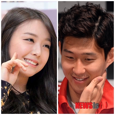 【서울=뉴시스】오제일 기자 = 걸그룹 '걸스데이' 민아(21)가 축구스타 손흥민(22·레버쿠젠)과 사귀고 있다.&nbsp; 민아의 소속사 드림티엔터테인먼트는 29일 "민아가 손흥민 선수와 좋은 감정으로 2회 만났다. SNS를 통해 친분을 쌓다 손흥민 선수가 독일 소속팀으로 복귀하기 전 좋은 감정으로 만나기 시작한 것으로 안다"고 전했다.&nbsp; "민아는 이제 막 좋은 감정으로 시작하는 단계에서 언론에 공식화되는 것이 곧 리그가 시작되는 손흥민 선수나 현재 활동 중인 걸스데이에 누가 되지 않을까 걱정하고 있다"고 덧붙였다.&nbsp; 앞서 민아와 손흥민이 함께있는 사진과 함께 이들이 최근 연인 관계로 발전했다는 설이 나왔다. 사진 속 두 사람은 서로 손을 잡고 있고, 민아는 꽃다발도 안고 있다.&nbsp; 민아는 걸스데이의 EP 앨범 '걸스 데이 파티(Girl's Day Party) #1'으로 데뷔했다. '기대해' '여자 대통령' '섬싱(Something)' 등을 통해 인기를 얻었다. 최근 신곡 '달링'으로 활동 중이다.&nbsp; 손흥민은 2010년 독일 분데스리가 함부르크에서 프로로 데뷔했다. 올해 브라질월드컵 한국대표팀에서 욕을 먹지 않은 거의 유일한 선수이기도 하다.&nbsp; kafka@newsis.com 