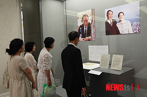 【서울=뉴시스】김태은 기자 = 경기 가평 천정궁 박물관이 '북남미 섭리와 문선명 총재의 업적'을 주제로 특별 전시를 연다.&nbsp; tekim@newsis.com 