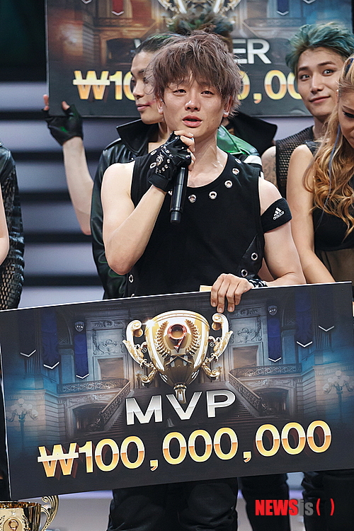 【서울=뉴시스】김설진, 엠넷 '댄싱9' MVP