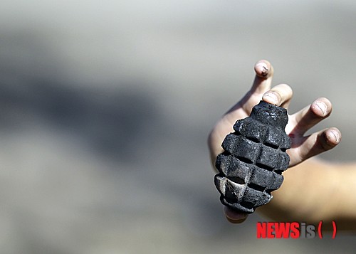 【서울=뉴시스】불발 수류탄