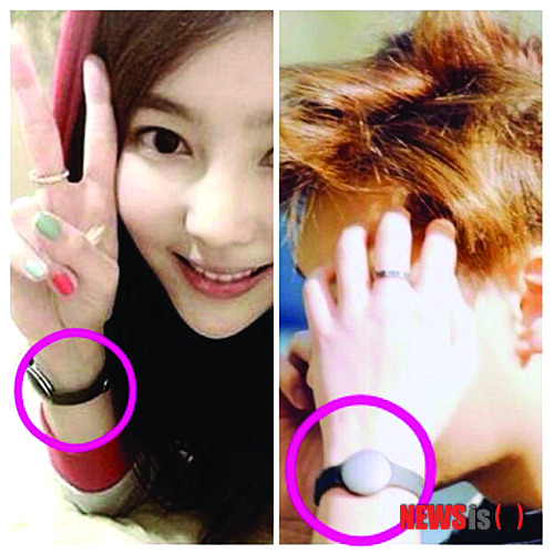 【서울=뉴시스】뮤지컬배우 김사은, 그룹 '슈퍼주니어' 성민 SNS 사진