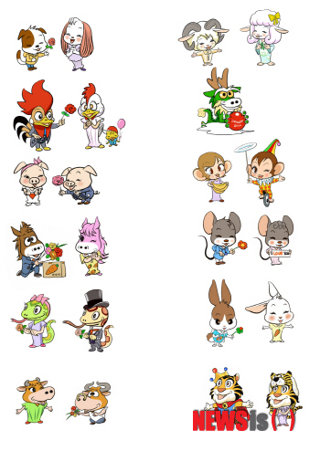 【서울=뉴시스】유희연 기자 = 모바일 콘텐츠 개발 전문업체 마이센스는 생일을 맞이한 사람에게 십이지신(12간지)을 활용한 축하 애니메이션 메시지를 전달하는 애플리케이션 '힐링콜'을 출시한다.&nbsp; lovely_jh@newsis.com 