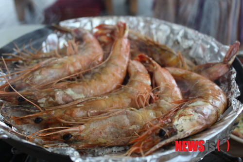 【서울=뉴시스】유희연 기자 = 전국 최대의 자연산 대하 집산지인 충남 태안 안면도 백사장항 내 '털보선장횟집'은 대하축제 기간에 많은 손님이 찾는다.&nbsp; lovely_jh@newsis.com